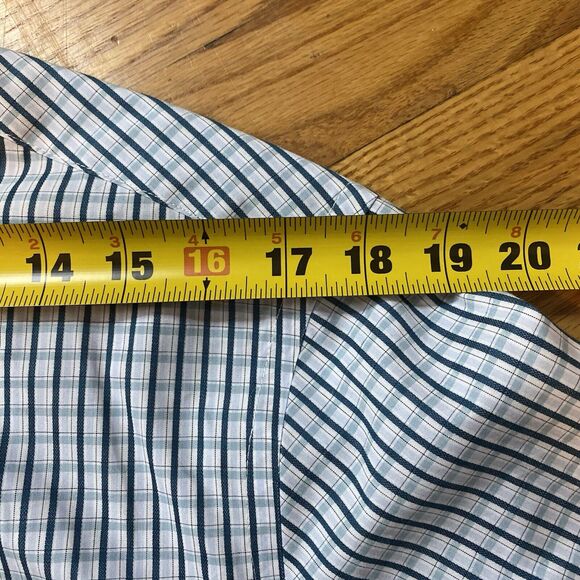Van Heusen Men's Plaid Dress Shirt Size M 15-15 1/2 NWOT - Picture 7 of 8